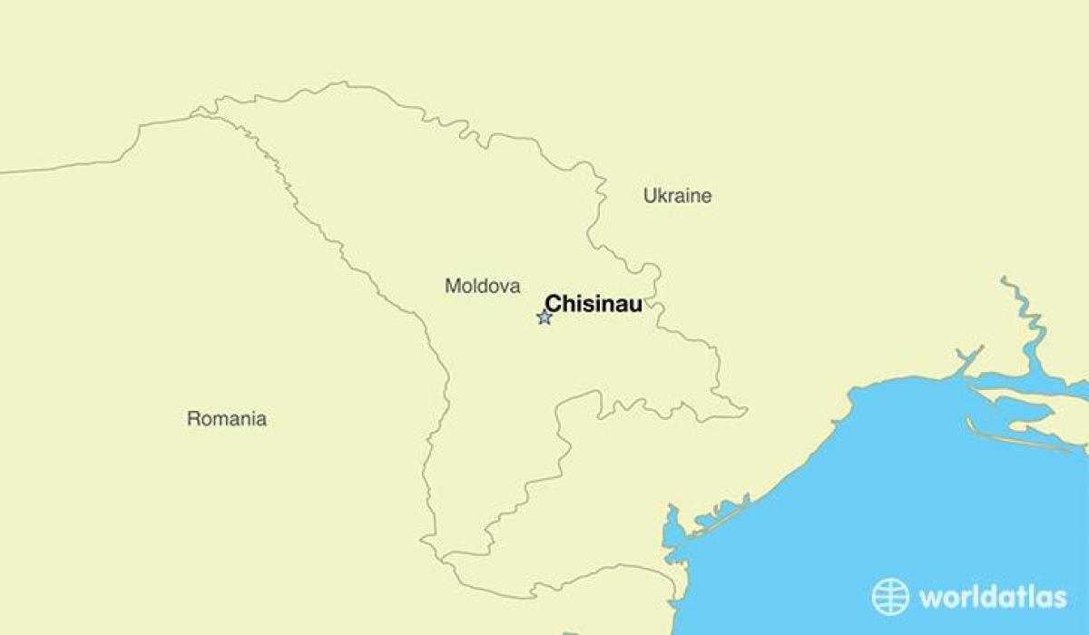 kart over chisinau, Moldova