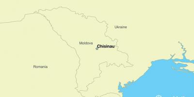 Kart over chisinau, Moldova